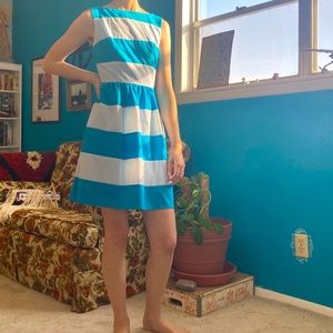 B. Darlin Blue & White Sundress